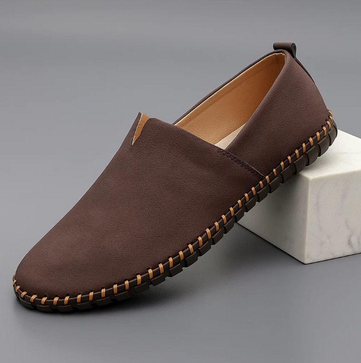 SEBASTIAN SLIP-ON LEATHER LOAFERS