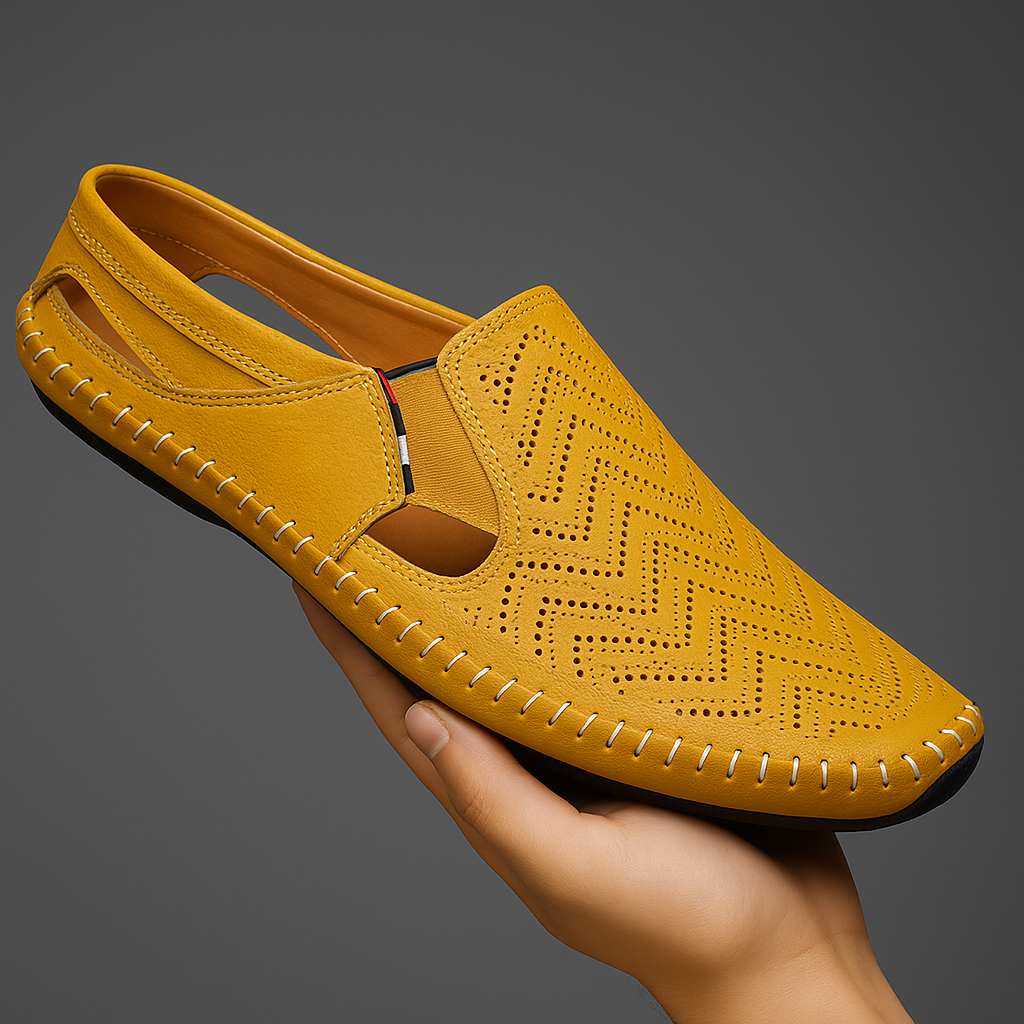 MARCO LEATHER STRAP SANDALS