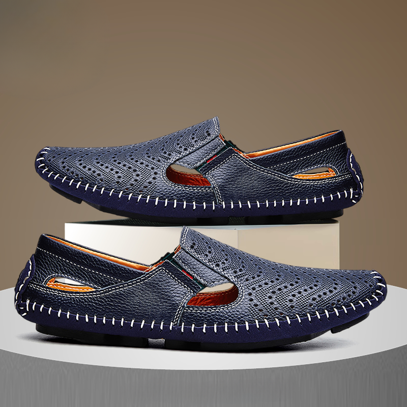 MARCO LEATHER STRAP SANDALS