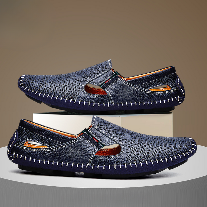 MARCO LEATHER STRAP SANDALS