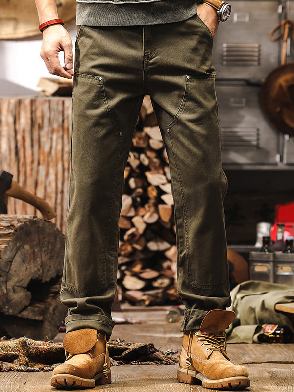 RUGGED WORKWEAR STRAIGHT-LEG UTILITY PANTS