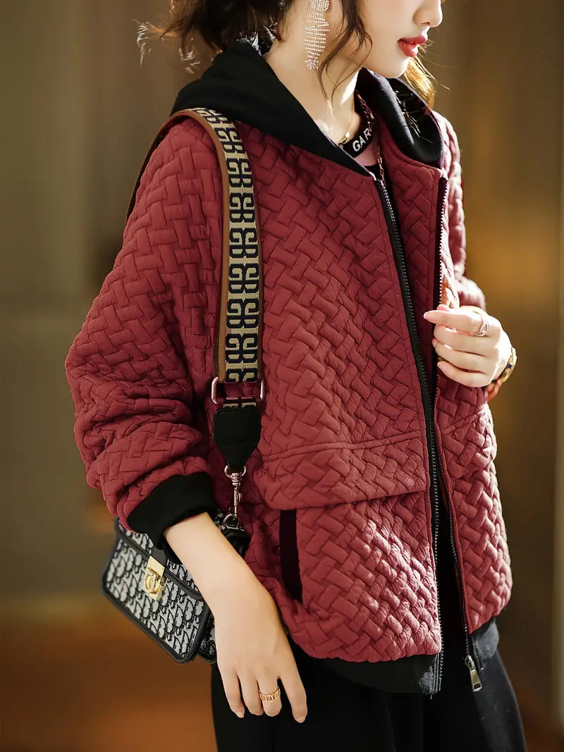 MIRELLE QUILTED HOODIE