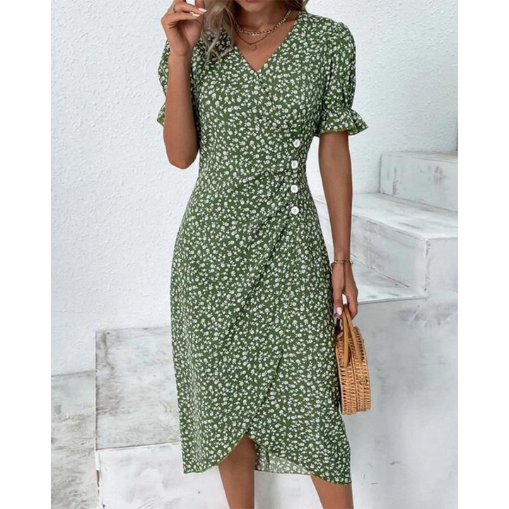 FLORENCE ELEGANT WRAP DRESS