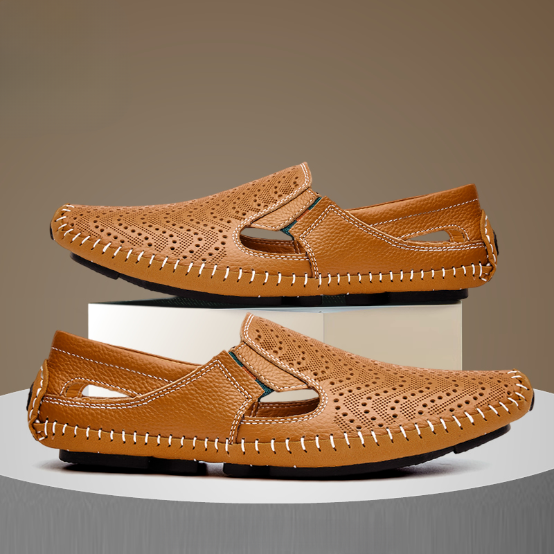 MARCO LEATHER STRAP SANDALS