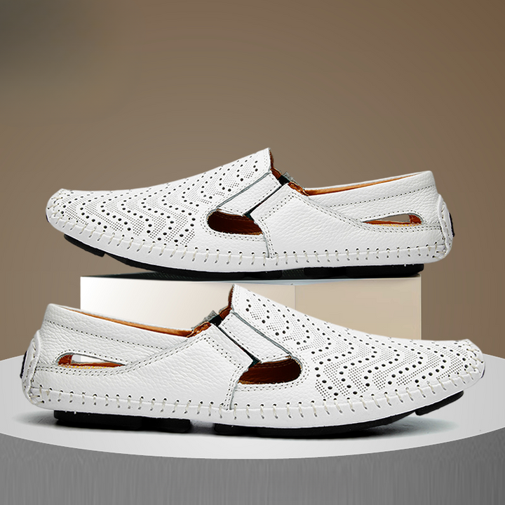 MARCO LEATHER STRAP SANDALS