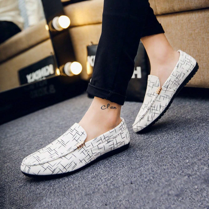 BARON CANVAS SLIP-ON LOAFERS