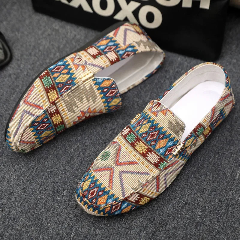 BRIGHTON SLIP-ON CANVAS LOAFERS
