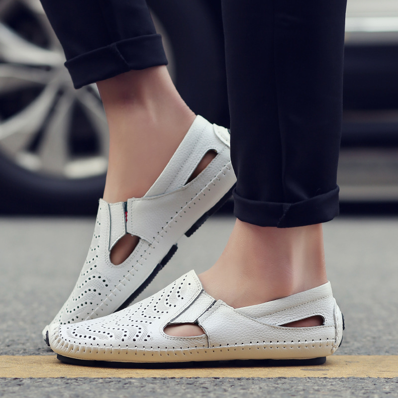 MARCO LEATHER STRAP SANDALS