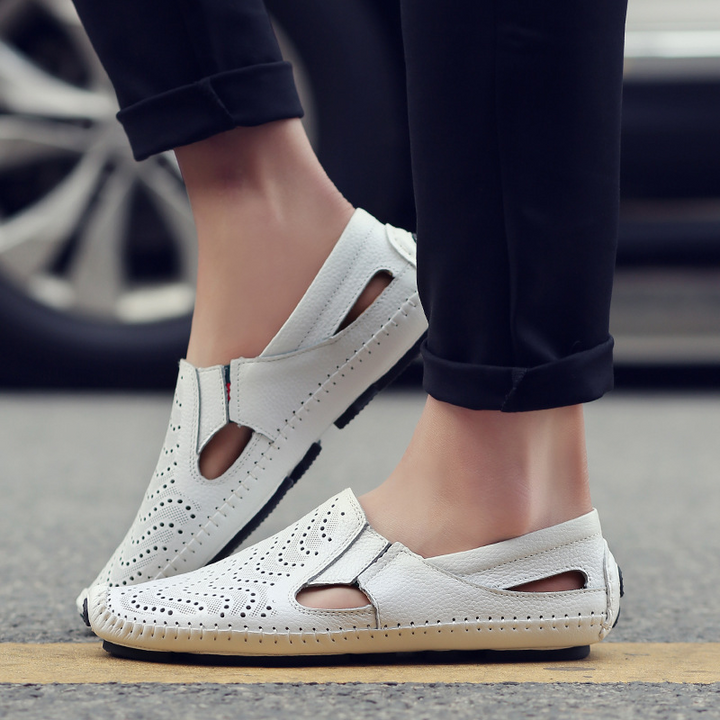 MARCO LEATHER STRAP SANDALS