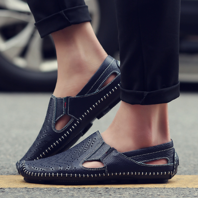 MARCO LEATHER STRAP SANDALS