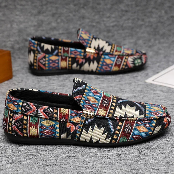 BRIGHTON SLIP-ON CANVAS LOAFERS
