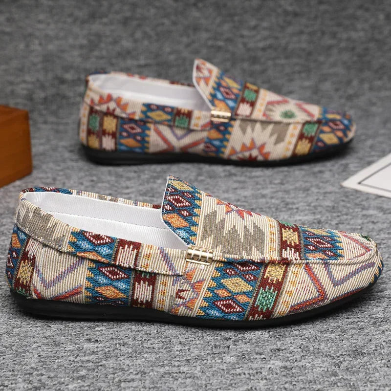 BRIGHTON SLIP-ON CANVAS LOAFERS