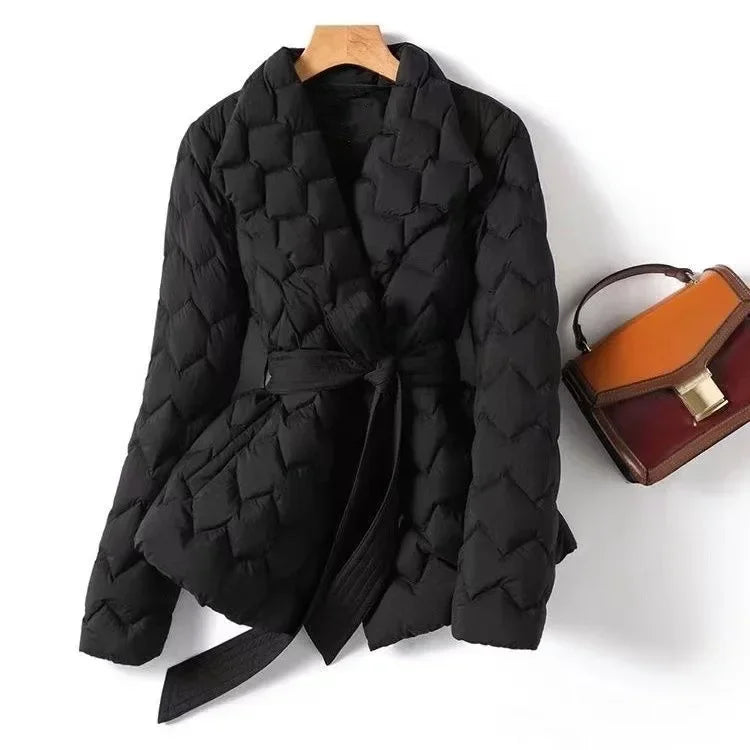 AURORA WRAP BELTED COAT