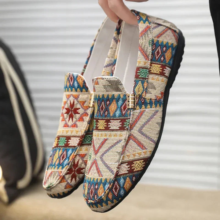 BRIGHTON SLIP-ON CANVAS LOAFERS