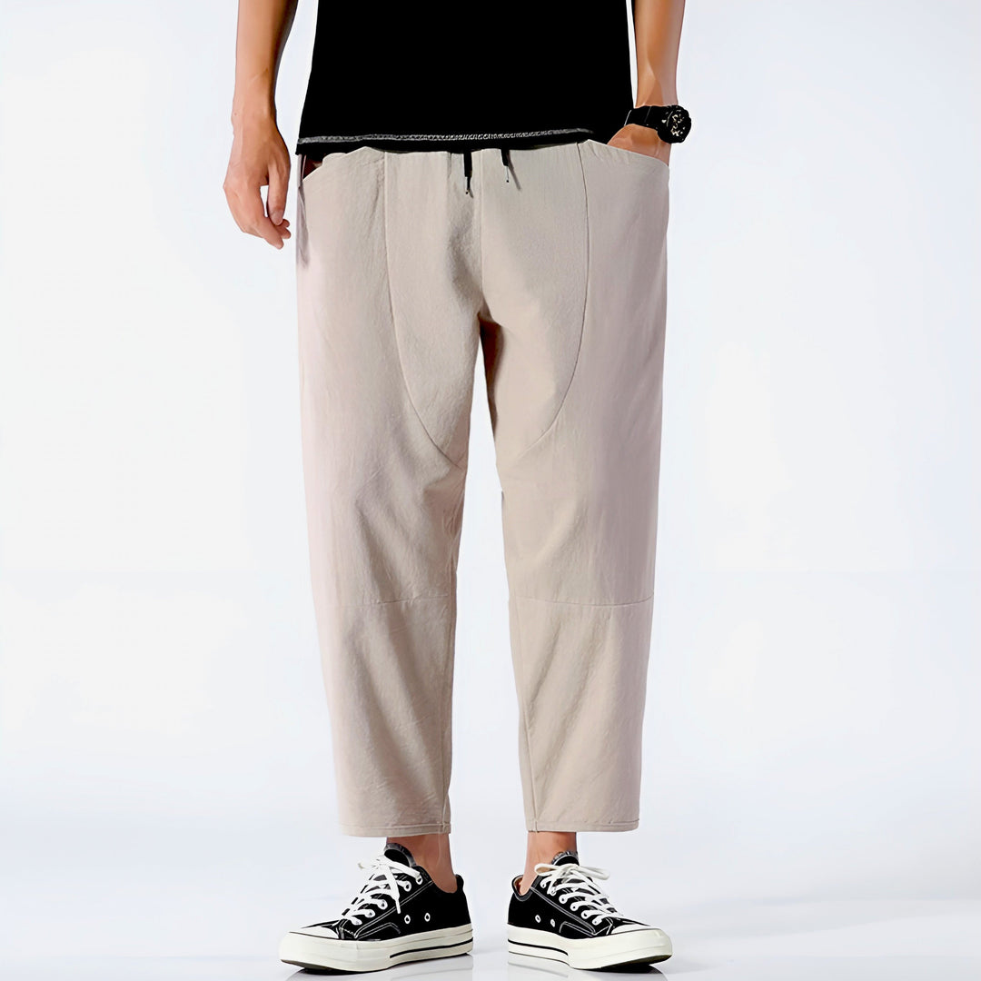 URBAN CROPPED COTTON PANTS