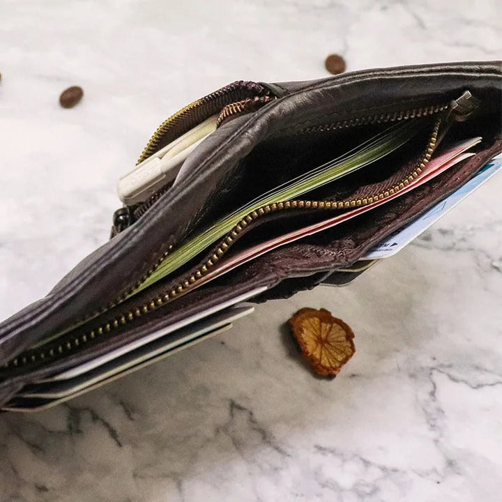 THE WAYFER LEATHER WALLET