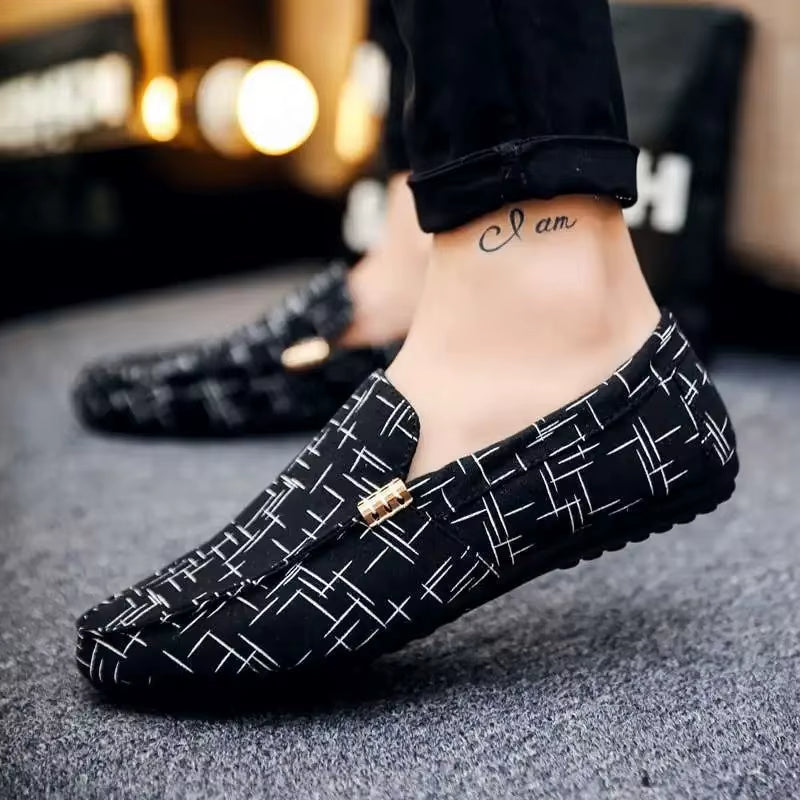 BARON CANVAS SLIP-ON LOAFERS