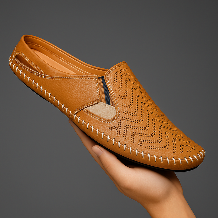 MARCO LEATHER STRAP SANDALS