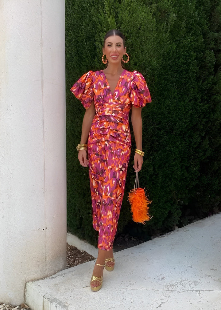 DALINA VIBRANT FIESTA DRESS